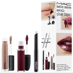 MAC Cosmetics lip kit Matte Makes Metal